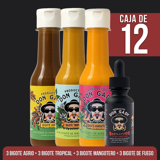 Caja de 12 Los 4 Bigotes