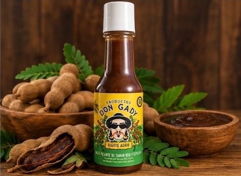 Bigote Agrio (Salsa Picante de Tamarindo) (Tamarind hot sauce)