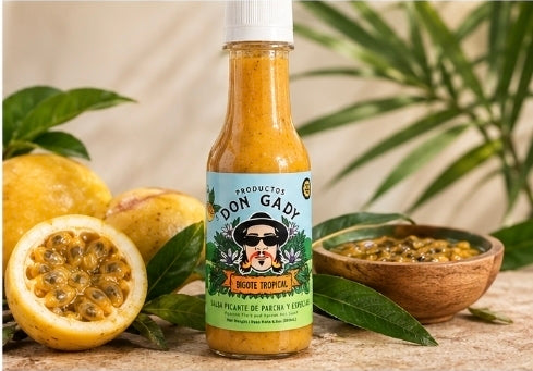 Bigote Tropical (Salsa picante de Parcha) (Passion fruit hot sauce)
